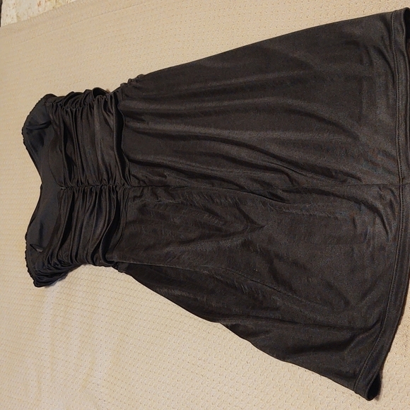 Express Gray Strapless Dress - Picture 5 of 7